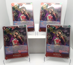 Dr. Kureha Playset - OP08-015 x4 - Two Legends - One Piece TCG - English - Image 1