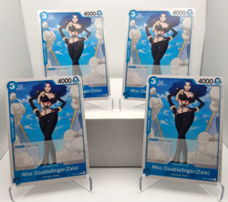 Miss Doublefinger (Zala) Playset - OP01-080 x4 - Romance Dawn - One Piece TCG - Image 1