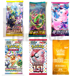 Pokemon Cards 151 Eevee Heroes Evolving Skies etc PICK YOUR PACK Sealed KOREAN - Image 1