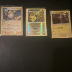 Nintendo Pokemon TCG Detective Pikachu 3-Card Holo Promo Lot English - Image 1