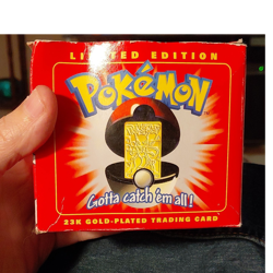 Nintendo Pokemon Mewtwo #150 23K Gold-Plated Limited Edition Card 1999 - Image 1