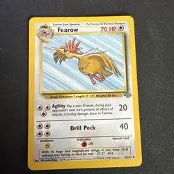 Fearow 36/64 Jungle Set Vintage 1999 Pokemon Card LP- - Image 1