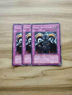 Yu-Gi-Oh! - Skull Invitation 3X - Full Playset Of Cards - Image 1