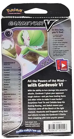 Pokemon TCG Gardevoir V Battle Deck Level One - 60 Cards - Image 2