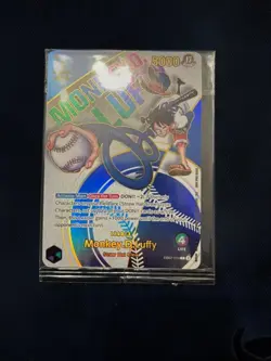 Sealed One Piece CCG Monkey D. Luffy dodgers promo card - Image 1