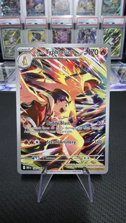 Pokemon TCG Ethan's Typhlosion Destined Rivals Illustration Rare Card 190/182 - Image 1
