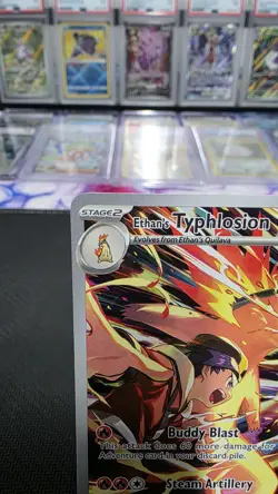 Pokemon TCG Ethan's Typhlosion Destined Rivals Illustration Rare Card 190/182 - Image 2