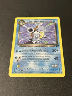 Pokemon TCG Dark Blastoise 20/82 Rare Non-Holo Card Team Rocket - Image 2