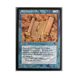 Merchant Scroll Homelands MTG Rare Blue Tutor Card LP/NM Vintage - Image 1