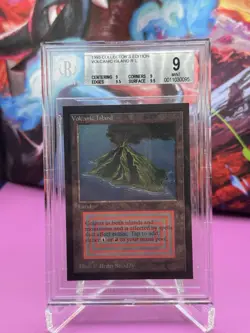 1999 MTG CE Collector’s Edition Volcanic Island BGS 9 - Image 1