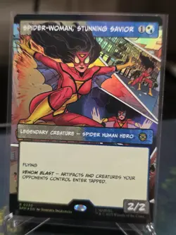 Spider-Woman, Stunning Savior (Borderless) Marvel's Spider-Man Foil - Image 1