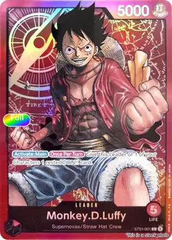Monkey.D.Luffy [ST-01 - ST01-001] - NM [Foil] TCG One Piece - Image 1