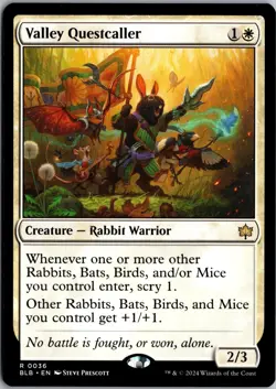 Valley Questcaller 36 Rare Bloomburrow Magic: The Gathering Near Mint - Image 1