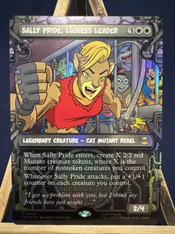 Sally Pride, Lioness Leader (Showcase) Teenage Mutant Ninja Turtles Foil - Image 1