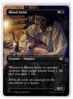 Blood Artist (Borderless) 352 Double Masters 2022 Normal NM - Image 1