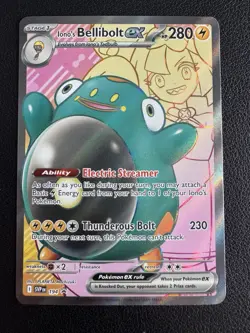 Ionos Bellibolt ex SVP-194 Black Star Promo Journey Together Pokemon Card Mint - Image 1