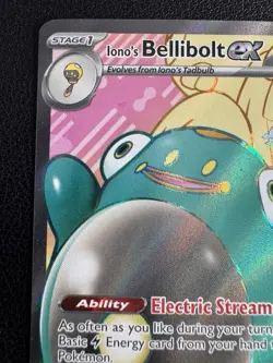 Ionos Bellibolt ex SVP-194 Black Star Promo Journey Together Pokemon Card Mint - Image 2