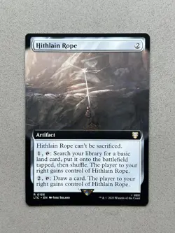 Hithlain Rope 156 Extended Art Rare The Lord of the Rings MTG R 0156 Borders - Image 1