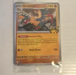 Exclusive Pokemon Chicago Field Museum Fossil Exhibit Archeops Promo Card Sealed - Image 1
