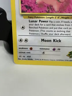 Vintage Pokemon TCG Erika's Clefairy 40/132 Pokemon Gym Challenge LP - Image 5