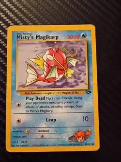 Pokemon TCG Misty's Magikarp 88/132 Gym Challenge Regular MP - Image 1