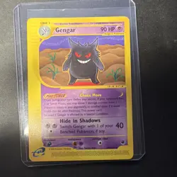 Gengar 48/165 Expedition Base Set Holo Rare E-Reader 2002 Pokemon TCG - Image 1