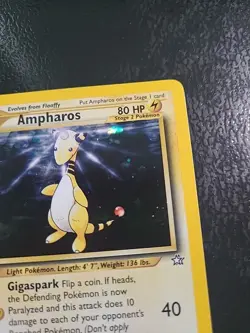 Ampharos - 1/111 - Pokemon Neo Genesis Unlimited Holo Rare Card WOTC Vintage NM - Image 4