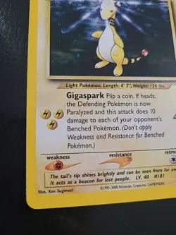 Ampharos - 1/111 - Pokemon Neo Genesis Unlimited Holo Rare Card WOTC Vintage NM - Image 5