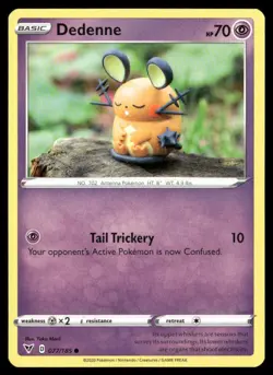 Dedenne Vivid Voltage 077/185 Common Pokemon Near Mint - Image 1