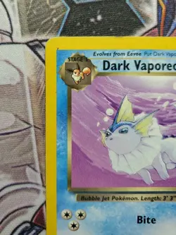 DARK VAPOREON - 45/82 - Team Rocket - Pokemon Card - MP - Image 4