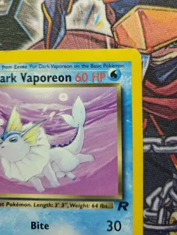 DARK VAPOREON - 45/82 - Team Rocket - Pokemon Card - MP - Image 5