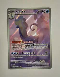 Pokemon Aurorus 092/088 - Illustration Rare Perfect Order Near Mint - Image 1