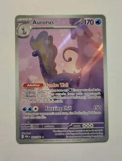 Pokemon Aurorus 092/088 - Illustration Rare Perfect Order Near Mint - Image 2