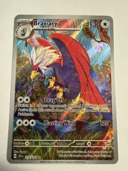 Pokemon TCG Braviary 214/191 Surging Sparks Illustration Rare 🎆 - Image 1