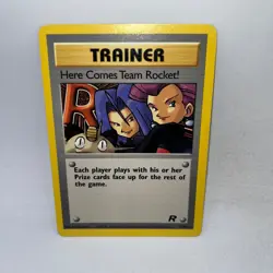 Here Comes Team Rocket! 71/82 Rare Team Rocket Pokemon Unlimited Heavily Played - Image 1