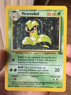 Pokemon Wizards of the Coast Victreebel Jungle Holo Rare Unlimited 14/64 80 HP - Image 1