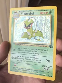 Pokemon Wizards of the Coast Victreebel Jungle Holo Rare Unlimited 14/64 80 HP - Image 2