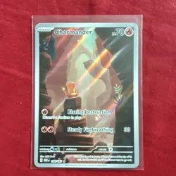 The Pokemon Company Pokemon TCG Charmander 168/165 SV 151 IR Holo Full Art - Image 1