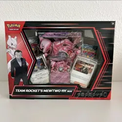NEW Destined Rivals Pokemon TCG Team Rockets Mewtwo EX Box Sealed - Image 1