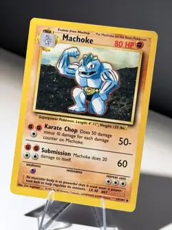 Machoke 34/102 - Pokemon Base Set 1999 - LP - Image 1