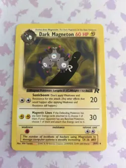 Pokemon TCG Team Rocket - Dark Magneton (28/82) - LP - Image 1