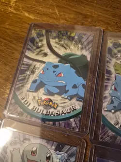 1999 Topps Pokemon Series 1 Starter Set 1-9 BLUE LABEL Charizard Venusaur NM - Image 3