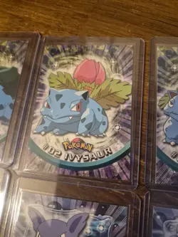 1999 Topps Pokemon Series 1 Starter Set 1-9 BLUE LABEL Charizard Venusaur NM - Image 4