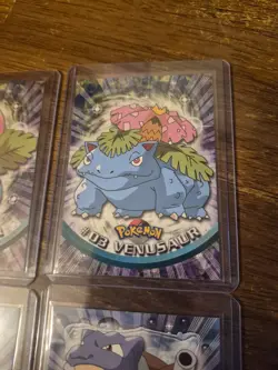 1999 Topps Pokemon Series 1 Starter Set 1-9 BLUE LABEL Charizard Venusaur NM - Image 5