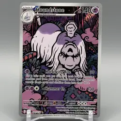 Houndstone 145/132 ME01: Mega Evolution Illustration Rare Pokemon TCG NM - Image 1