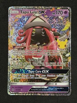 Pokemon Tapu Lele GX 60/145 Ultra Rare SM Guardians Rising Near Mint - Image 1