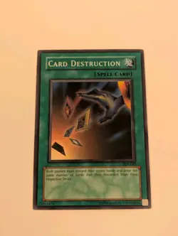 Card Destruction - SDY-042 - Super Rare - Yu-Gi-Oh - Starter Deck Yugi - VLP - Image 1