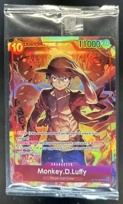 2023 One Piece The Three Captains ST10 Monkey.D.Luffy Super Rare Sealed ST10-006 - Image 1