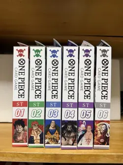 One Piece: ENGLISH ST-01 ST-02 ST-03 ST-04 ST-05 ST-06 Starter Deck Lot New - Image 2