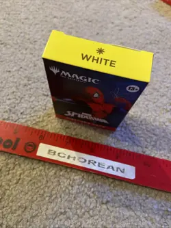 Pax West 2025 Magic the Gathering Spiderman Welcome Deck White Deck Sdcc - Image 1
